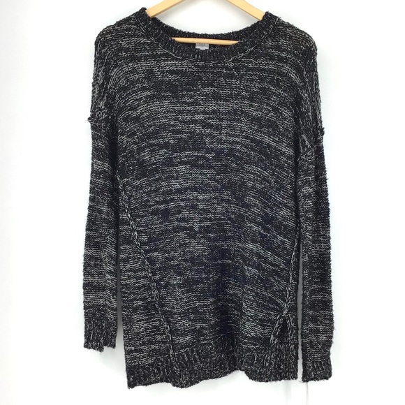 Bela Nyc Black White Wool Pullover Sweater NWT - Picture 1 of 6